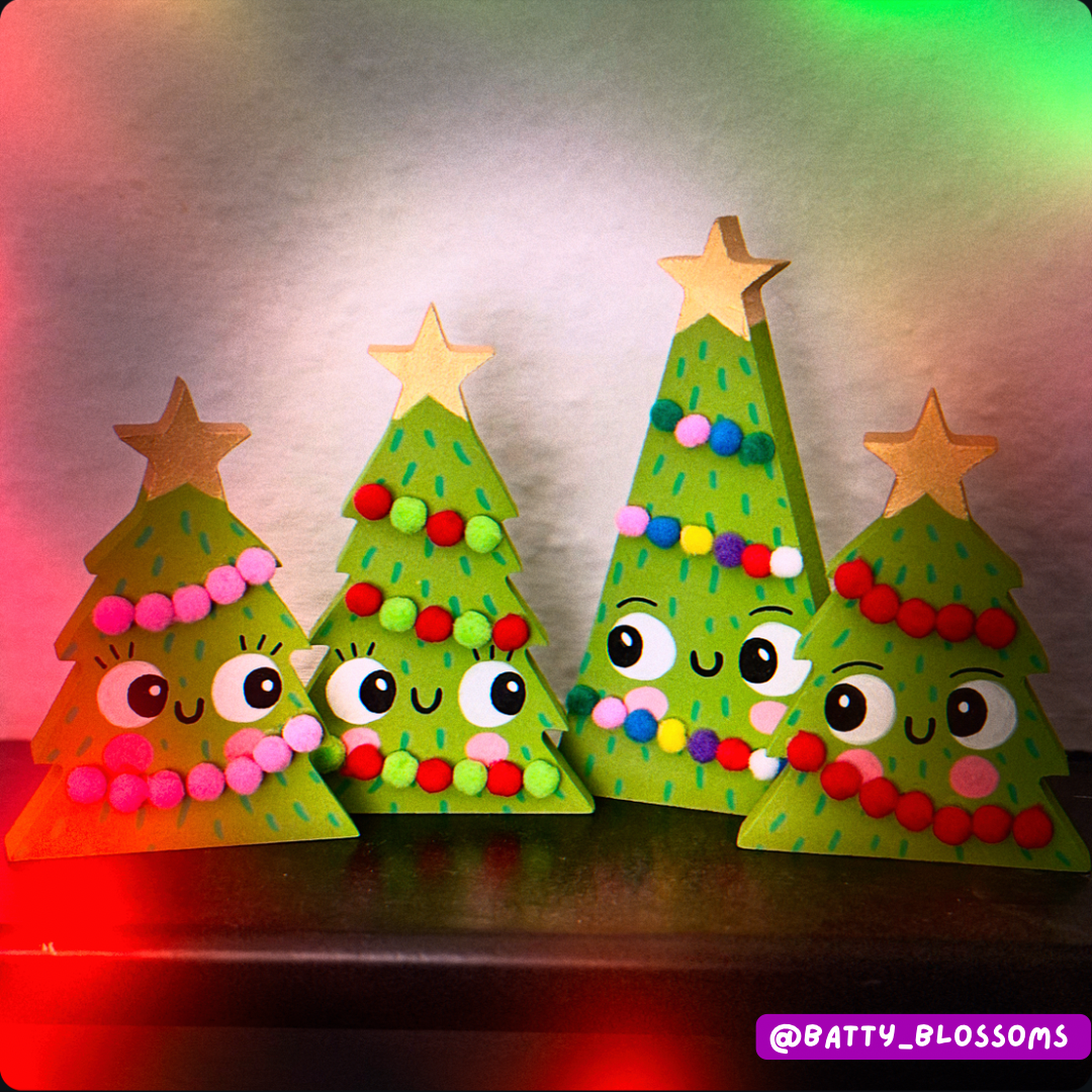 Kawaii Christmas trees