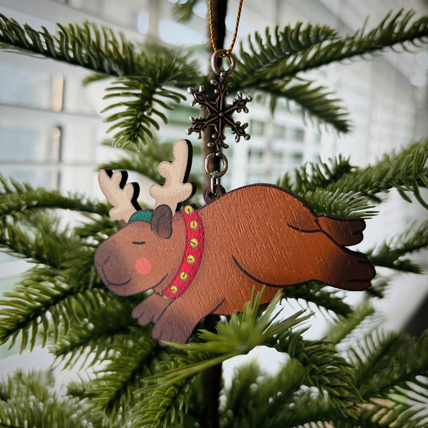 Christmas Capybara Tree Decoration