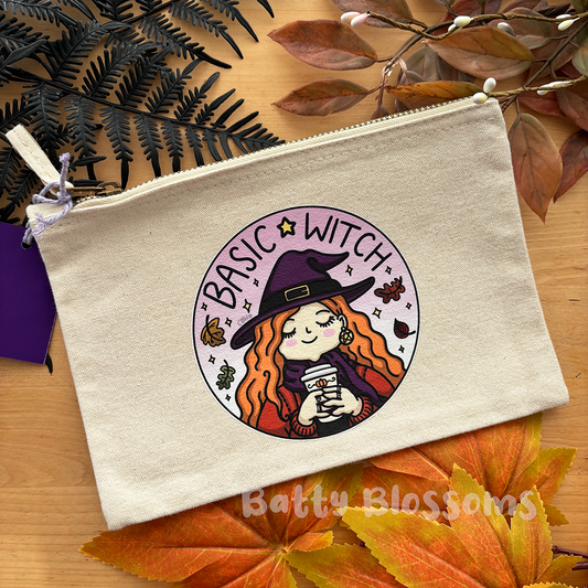 Basic Witch zip-up pouch