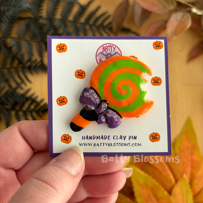 Halloween Clay Pins