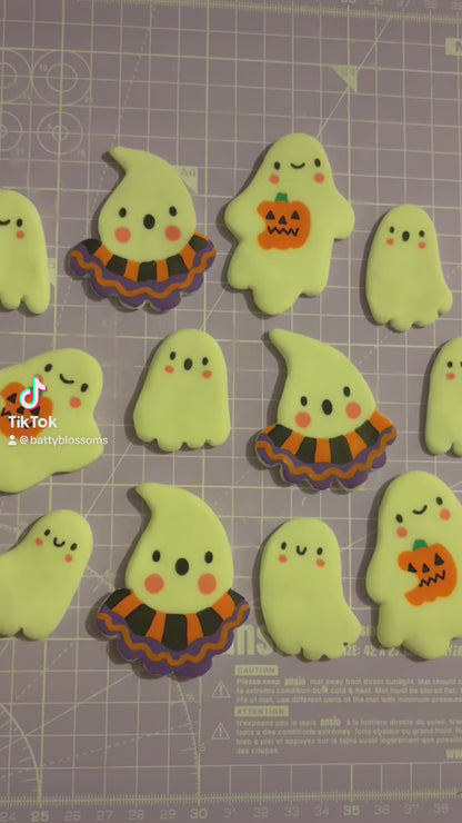 Halloween Clay Fridge Magnets