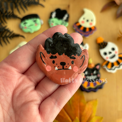 Halloween Clay Fridge Magnets